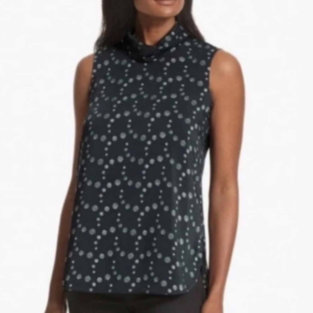 MM Lafleur Lise Top Aurora Print Blue L